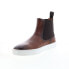 Фото #4 товара Bruno Magli Romeo BM1ROMB0P Mens Brown Leather Slip On Chelsea Boots 9.5