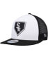 ფოტო #2 პროდუქტის Men's White, Black Chicago White Sox 2022 Clubhouse Trucker 9Fifty Snapback Hat
