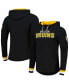 Фото #2 товара Men's Black Boston Bruins Legendary Slub Hoodie Long Sleeve T-shirt