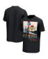 ფოტო #1 პროდუქტის Men's Black Twin Peaks Double R Diner Graphic T-shirt