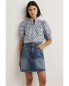 Boden Denim Mini Skirt Women's