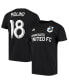 Фото #2 товара Men's Kevin Molino Black Minnesota United FC Go To Name and Number T-shirt