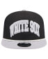 ფოტო #2 პროდუქტის Men's Black Chicago White Sox Throwback Meshback Golfer Hat