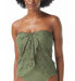 Vince Camuto 284820 Crochet Draped Bandini Top Safari Green, Size MD - фото #1