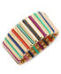 ფოტო #1 პროდუქტის Gold-Tone Multicolor Bar Stretch Bracelet, Created for Macy's