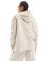 Levi's Melina Rain jacket in cream with hood Бежевый, L - фото #3