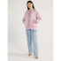 Фото #3 товара Scoop Bomber Jacket Women's Size S Pink Long Sleeve Ribbed Cuff Zip-Up Polyester