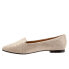 Фото #4 товара Trotters Harlowe T1707-134 Womens Beige Leather Slip On Loafer Flats Shoes 9.5