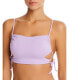 L*Space 284602 Women Raefaella Cutout Bikini Top lilac size S