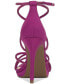 ფოტო #3 პროდუქტის Women's Jaeya Strappy Rhinestone High-Heel Dress Sandals