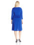 Фото #3 товара NY Collection Women's Ruched A Line Dress Blue Plus 3X