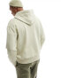 Calvin Klein hero logo comfort hoodie in cream