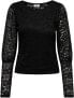 Лонгслив Jacqueline de Yong KIMMIE Regular Fit Black