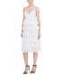 ფოტო #3 პროდუქტის Women's V-Neck Tiered Sleeveless A-Line Dress