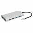 Фото #1 товара Manhattan USB-C Dock/Hub with Card Reader and MST - Ports (x10): Ethernet - 4K HDMI (X3) - USB-A (x3) and USB-C (x2) - With Power Delivery (100W) to 1x USB-C Port (USB-C wall charger/ cable needed) - Alternative to DK30CH2DPPDU/DK30CH2DEPUE/USB3DOCKH2DP/DK31C3HDPDU