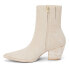 Фото #3 товара Matisse Caty Zippered Pointed Toe Booties Womens Off White Casual Boots CATY-164