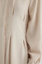Gömlek Yaka Uzun Kollu Maxi Elbise C3880AX24SM