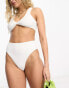 Фото #2 товара 4th & Reckless kori high waisted bikini bottom in buttercream crinkle