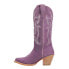 Фото #3 товара Ferrini Quinn Embroidered Snip Toe Cowboy Womens Purple Casual Boots 8486144