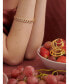 ფოტო #3 პროდუქტის Frosty Link Collection 9mm Bracelet in 18k Gold- Plated Brass, 7"