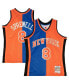 Фото #1 товара Men's Latrell Sprewell Blue, Orange New York Knicks Hardwood Classics 1998-99 Split Swingman Jersey