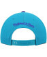 ფოტო #5 პროდუქტის Men's Teal and Purple Charlotte Hornets Hardwood Classics Team Two-Tone 2.0 Snapback Hat