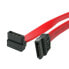 Фото #2 товара StarTech.com 24in SATA to Right Angle SATA Serial ATA Cable - 0.609 m - SATA III - SATA 7-pin - SATA 7-pin - Female/Female - Red