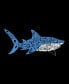 ფოტო #3 პროდუქტის Men's Premium Blend Daddy Shark Word Art Short Sleeve T-shirt