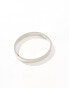 Фото #3 товара ASOS DESIGN waterproof stainless steel bangle with engraving in silver tone