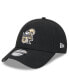 Фото #4 товара Men's Black New Orleans Saints 2023 Sideline Historic 9FORTY Adjustable Hat