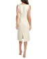 Фото #2 товара St. John Square Neck Wool-Blend Sheath Dress Women's