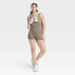Фото #2 товара Women's Seamless Short Active Bodysuit - JoyLab Taupe XS