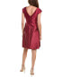 Alfred Sung Pleated Cocktail Dress Women's 14