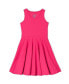 ფოტო #2 პროდუქტის Girls Fair Trade Organic Cotton Solid Sleeveless Twirl Dress