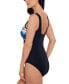 Фото #3 товара Women's High-Neck One-Piece Swimsuit