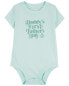 Baby First Father's Day Cotton Bodysuit 24M