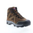 Фото #2 товара Avenger Crosscut Steel Toe Waterproof A7751 Womens Brown Leather Work Boots