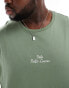 Фото #2 товара Polo Ralph Lauren Big & Tall central logo t-shirt classic oversized fit in mid green