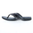 Spenco Triple Strap 20266 Womens Black Synthetic Flip-Flops Sandals Shoes 8