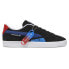 Фото #1 товара Puma Bmw Mms Suede Lace Up Mens Black Sneakers Casual Shoes 30802901