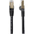 Фото #6 товара StarTech.com 7m CAT6a Ethernet Cable - 10 Gigabit Shielded Snagless RJ45 100W PoE Patch Cord - 10GbE STP Network Cable w/Strain Relief - Black Fluke Tested/Wiring is UL Certified/TIA - 7 m - Cat6a - S/UTP (STP) - RJ-45 - RJ-45