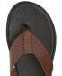 ფოტო #9 პროდუქტის Men's Waylyn Leather Thong Sandals