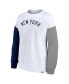 Фото #3 товара Women's White New York Yankees Series Pullover Sweatshirt