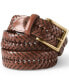 Фото #1 товара Big & Tall Leather Braid Belt