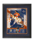 Фото #1 товара Jeremy Pena Houston Astros Framed 16" x 20" 2022 World Series MVP Collage with a Piece of Game-Used World Series Dirt - Limited Edition of 500