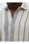 LCW Vision Regular Fit Uzun Kollu Çizgili Erkek Gömlek