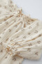 Фото #3 товара Блуза из рельефной ткани с цветочным принтом ZARA