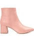 ფოტო #2 პროდუქტის Women's Tabbie Pointed Toe Block Heel Dress Booties