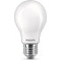 Philips LED-Lampe Equivalent60W E27 Warmwei, nicht dimmbar, Glas, 2er-Set