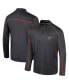 ფოტო #1 პროდუქტის Men's Black Texas Longhorns Cameron Quarter-Zip Windshirt